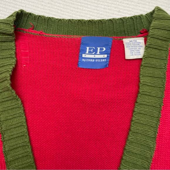 EVAN PICONE golf novelty Cardigan/sweater - Picture 2 of 11